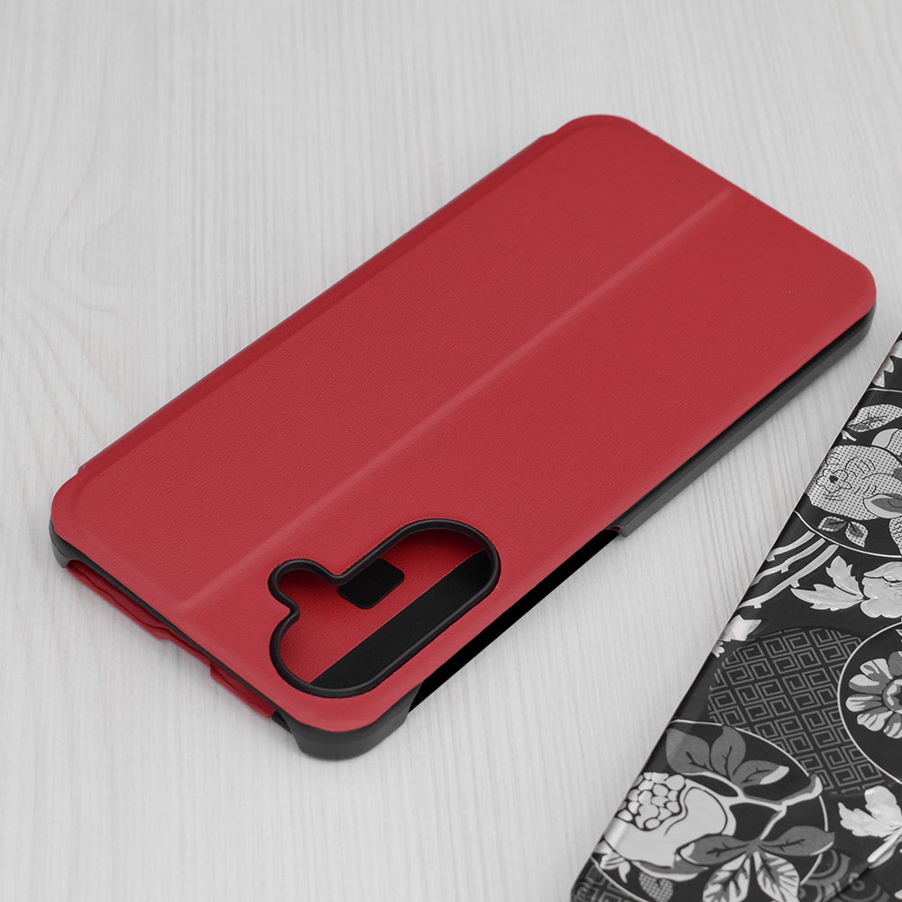 Coque pour Samsung Galaxy A56 A566, Techsuit, eFold, Rouge