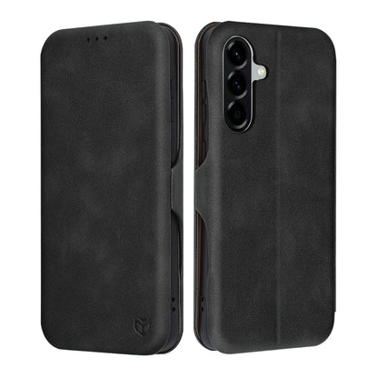 Coque pour Samsung Galaxy A56 A566, Techsuit, Safe Wallet Plus, Noire