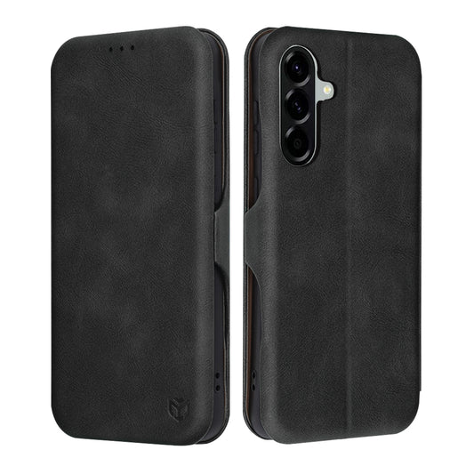 Coque pour Samsung Galaxy A56 A566, Techsuit, Safe Wallet Plus, Noire
