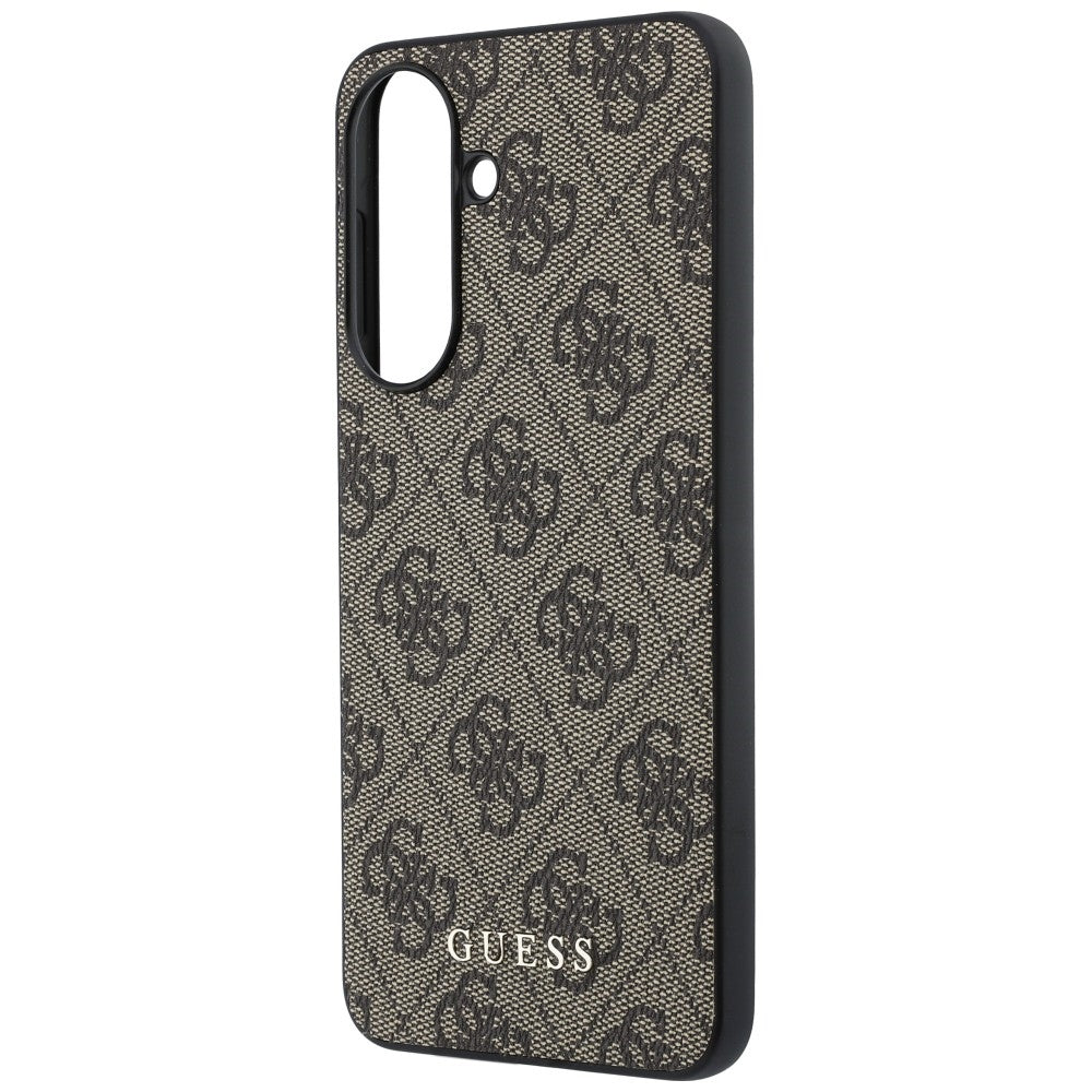Coque pour Samsung Galaxy A57 5G, Guess, 4G Classic Logo Charm, Marron