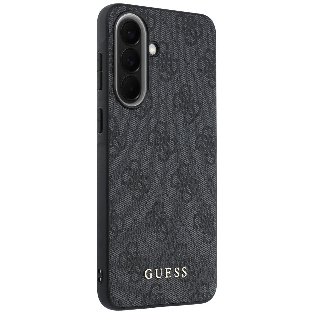 Coque pour Samsung Galaxy A57 5G, Guess, 4G Classic Logo Charm, Noire
