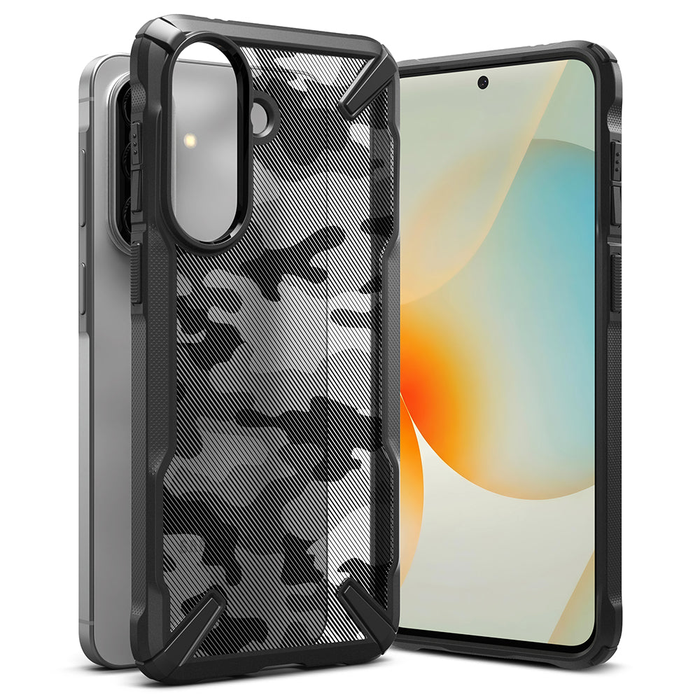 Case for Samsung Galaxy A57 5G, Ringke, Fusion X, Camouflage