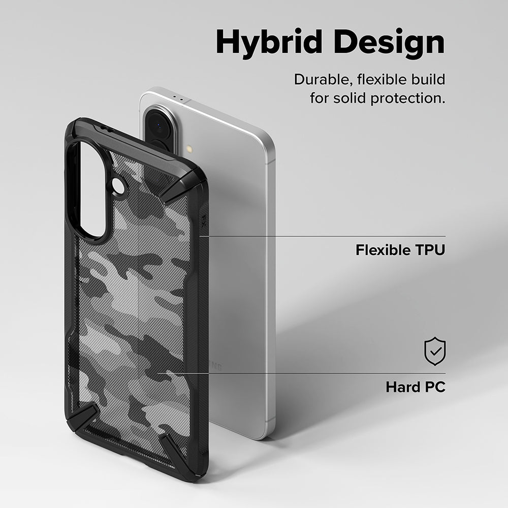 Case for Samsung Galaxy A57 5G, Ringke, Fusion X, Camouflage