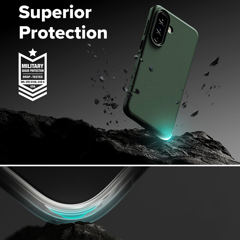 Étui pour Samsung Galaxy A57 5G, Ringke, Onyx, Vert Foncé