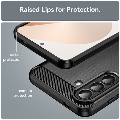 Étui pour Samsung Galaxy A57 5G, Techsuit, Carbone, Noir