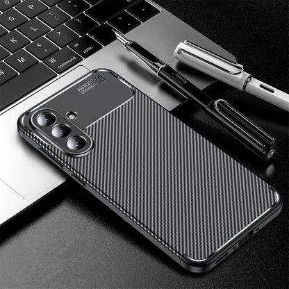 Étui pour Samsung Galaxy A57 5G, Techsuit, CarbonFiber, Noir