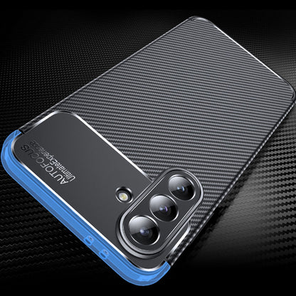 Étui pour Samsung Galaxy A57 5G, Techsuit, CarbonFiber, Noir