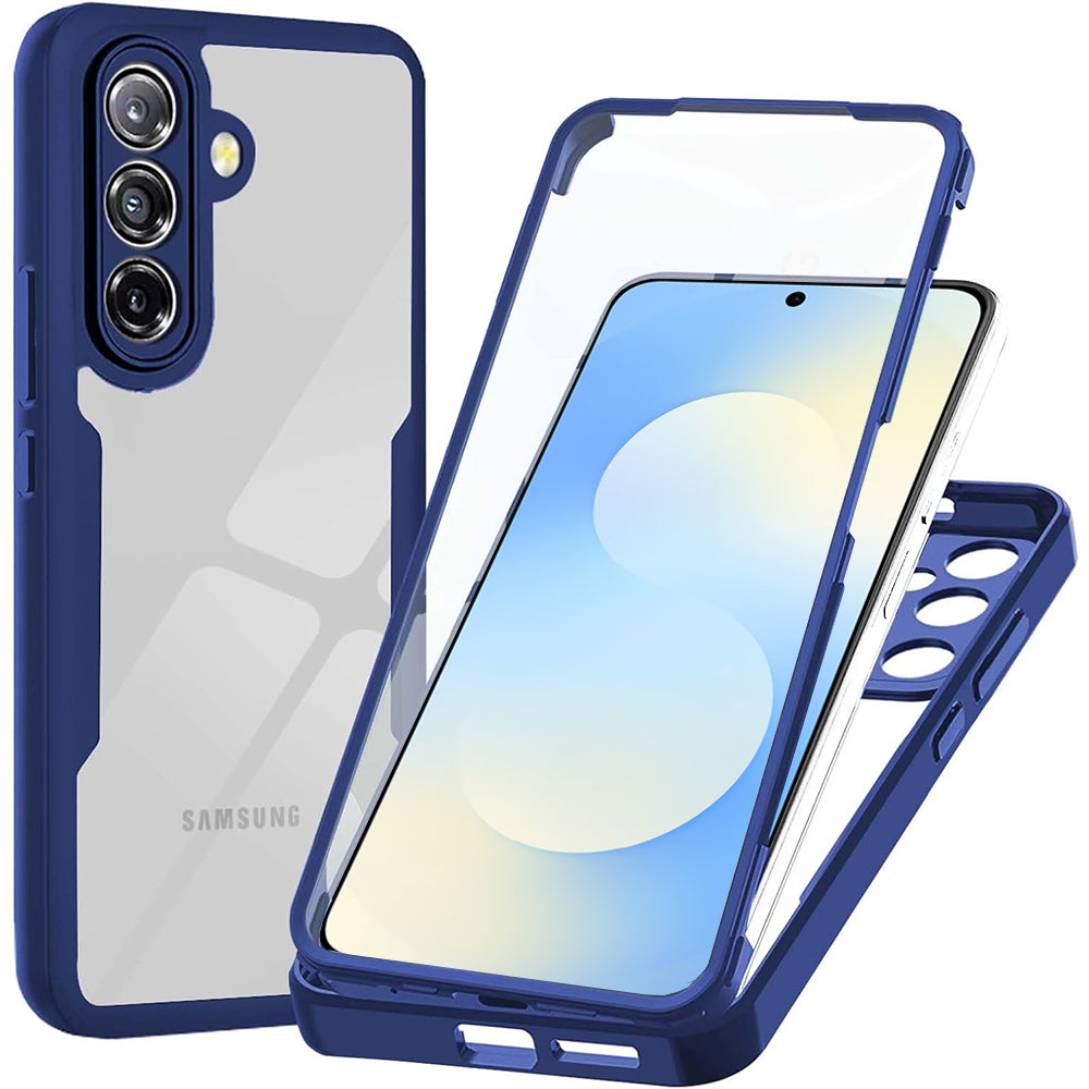 Étui pour Samsung Galaxy A57 5G, Techsuit, ColorVerse 360, Bleu