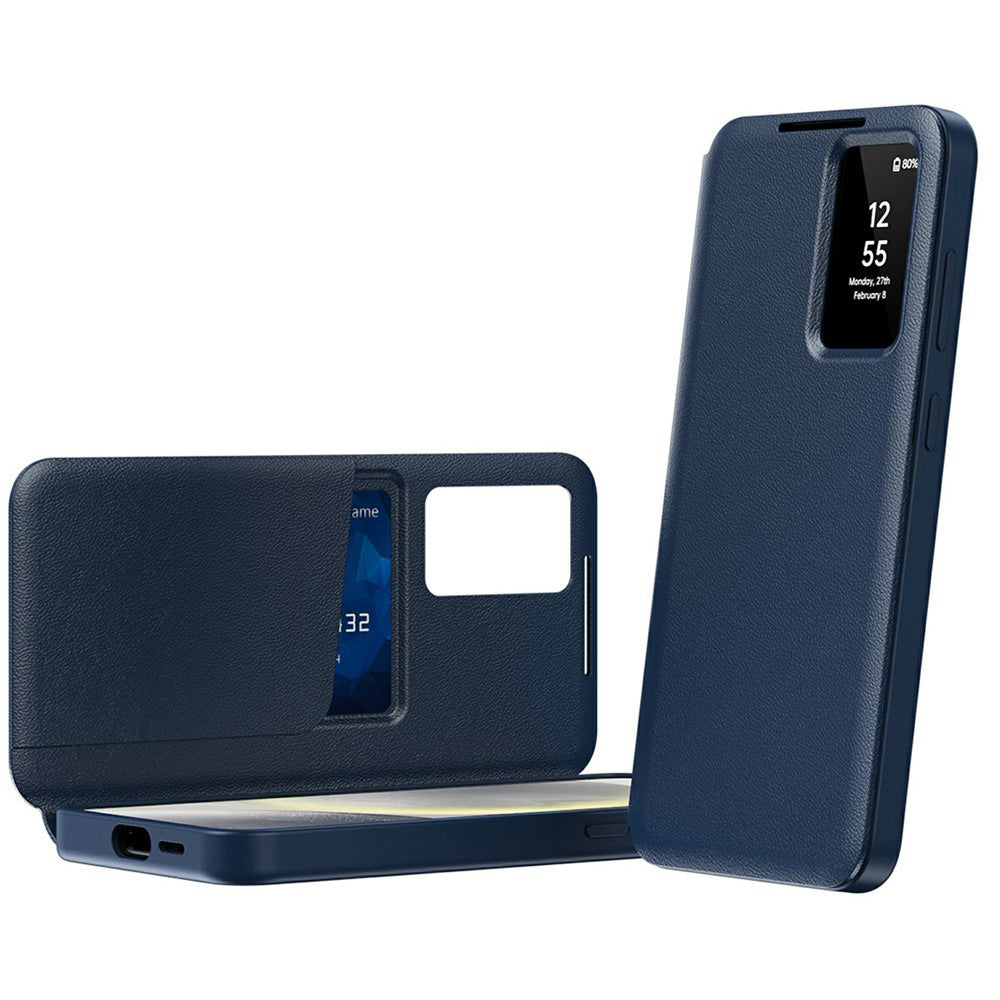 Étui pour Samsung Galaxy A57 5G, Techsuit, SmartView, Bleu