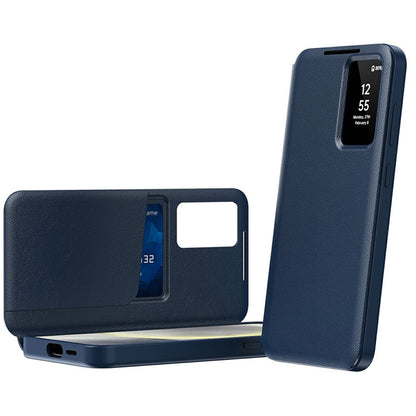 Étui pour Samsung Galaxy A57 5G, Techsuit, SmartView, Bleu