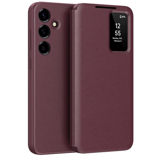 Étui pour Samsung Galaxy A57 5G, Techsuit, SmartView, Rouge