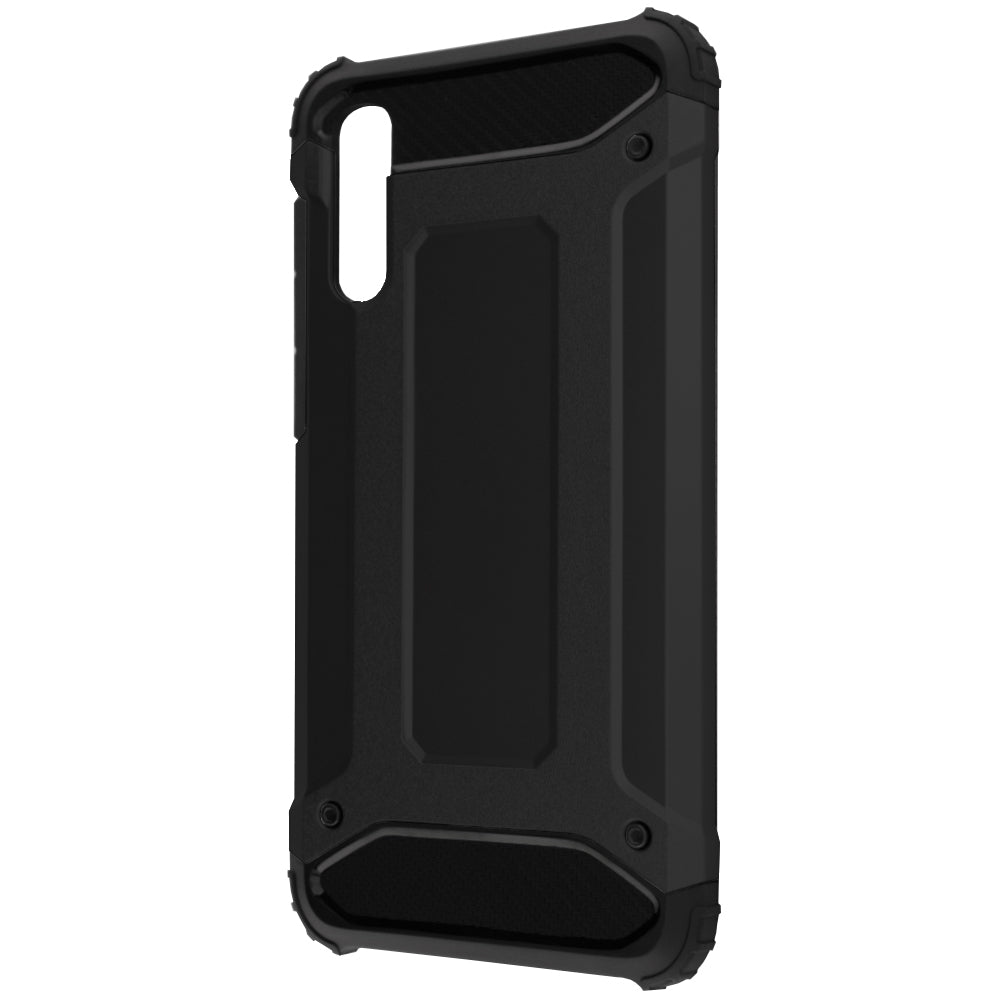 Coque pour Samsung Galaxy A70s A707 / A70 A705, Techsuit, Hybrid Armor, Noire
