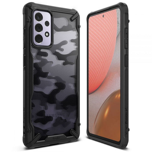 Case for Samsung Galaxy A72 A725 / A72 5G A726, Ringke, Fusion X Design, Camouflage