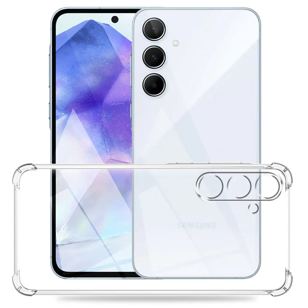 Étui pour Samsung Galaxy M15, Techsuit, Shockproof Clear, Transparent