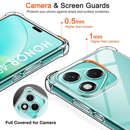 Coque pour Samsung Galaxy M56 M566, Techsuit, Antichoc Claire, Transparente