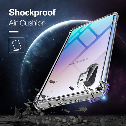 Coque pour Samsung Galaxy Note 10+ 5G N976 / Note 10+ N975, Techsuit, Antichoc Claire, Transparente