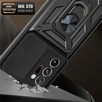 Coque pour Samsung Galaxy Note 20 Ultra 5G N986 / Note 20 Ultra N985, Techsuit, CamShield, Noire