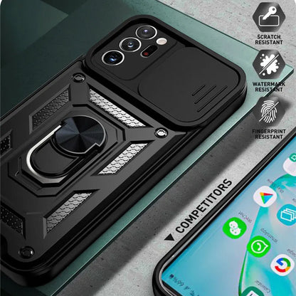 Coque pour Samsung Galaxy Note 20 Ultra 5G N986 / Note 20 Ultra N985, Techsuit, CamShield, Noire