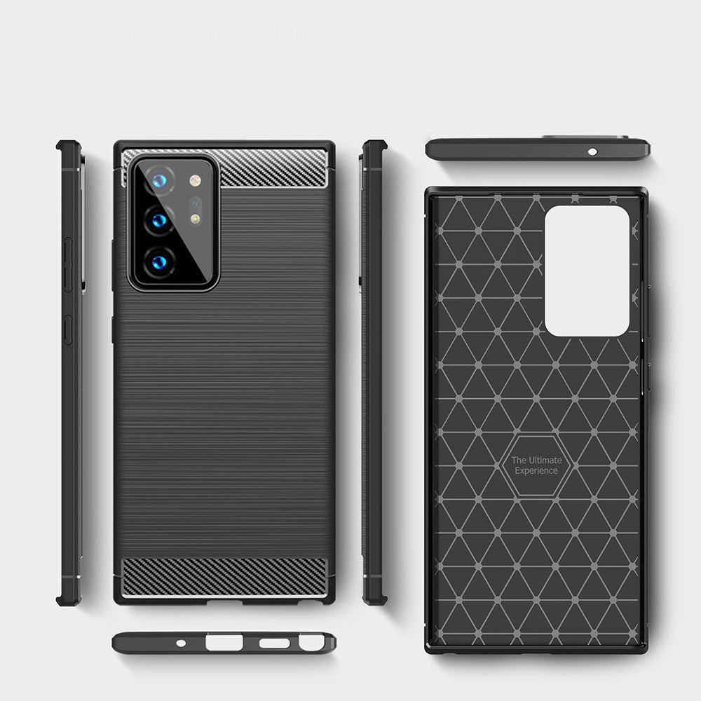 Case for Samsung Galaxy Note 20 Ultra 5G N986 / Note 20 Ultra N985, Techsuit, Carbon, Black