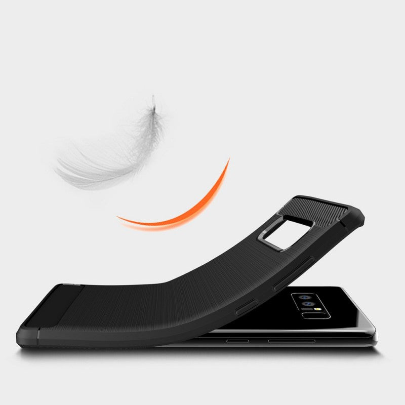 Coque pour Samsung Galaxy Note 8 N950, Techsuit, Carbone, Noire