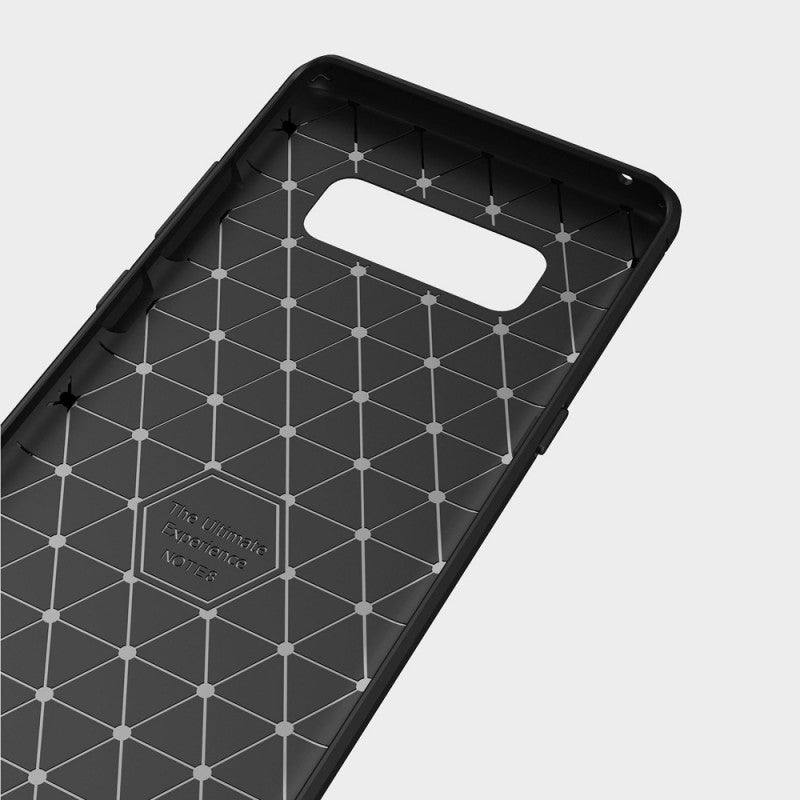 Coque pour Samsung Galaxy Note 8 N950, Techsuit, Carbone, Noire