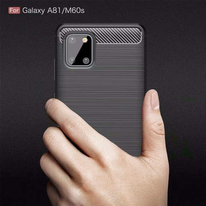 Coque pour Samsung Galaxy Note10 Lite N770, Techsuit, Carbone, Noire