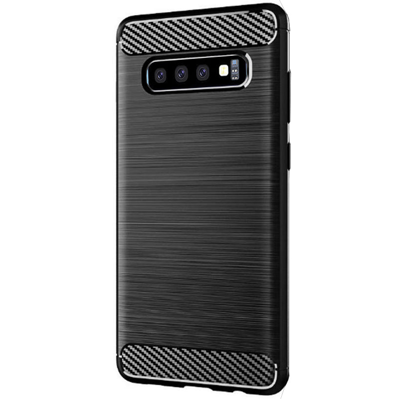Case for Samsung Galaxy S10 G973, Techsuit, Carbon, Black