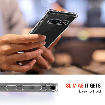 Case for Samsung Galaxy S10 G973, Techsuit, Shockproof Clear, Transparent
