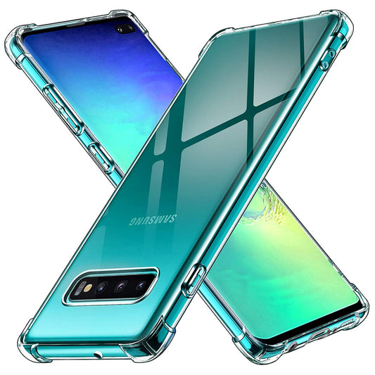 Coque pour Samsung Galaxy S10+ G975, Techsuit, Anti-choc Claire, Transparente