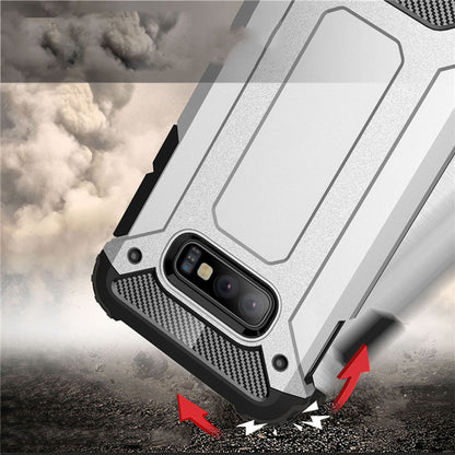 Coque pour Samsung Galaxy S10e G970, Techsuit, Hybrid Armor, Noire