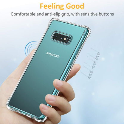Coque pour Samsung Galaxy S10e G970, Techsuit, Anti-choc Claire, Transparente