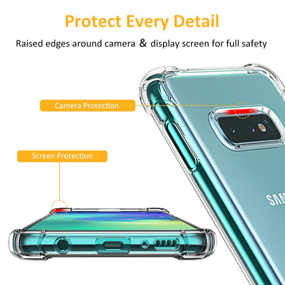 Coque pour Samsung Galaxy S10e G970, Techsuit, Anti-choc Claire, Transparente