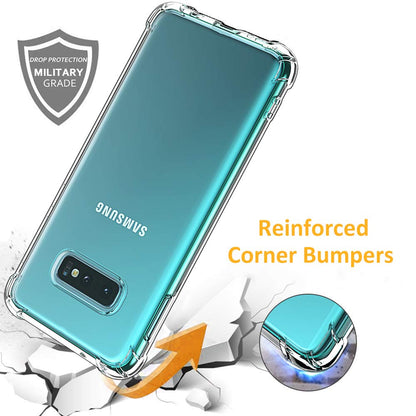 Coque pour Samsung Galaxy S10e G970, Techsuit, Anti-choc Claire, Transparente