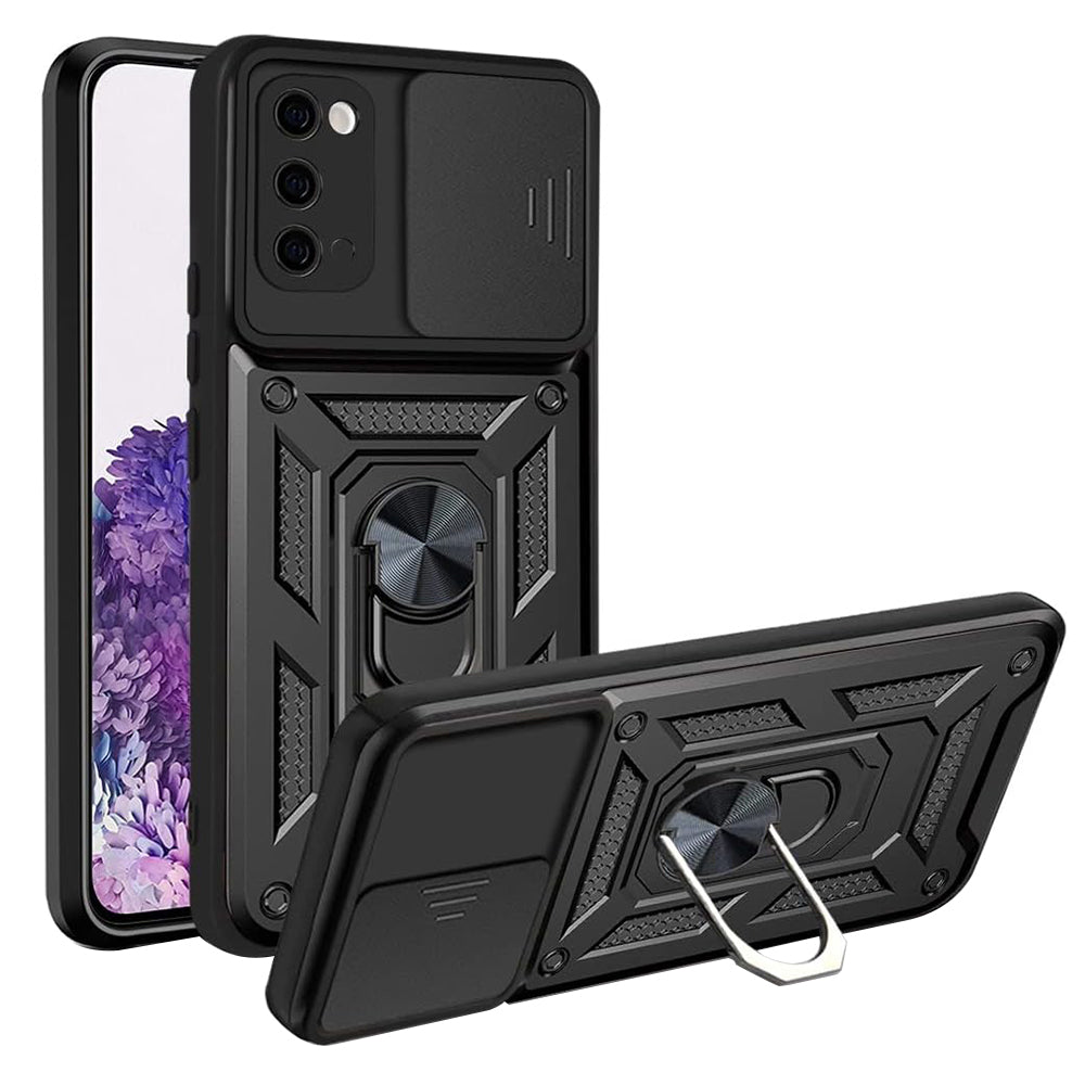 Coque pour Samsung Galaxy S20 5G G981 / S20 G980, Techsuit, CamShield, Noire