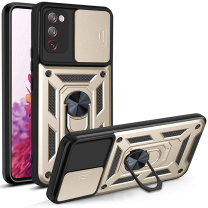 Coque pour Samsung Galaxy S20 FE 2022 G781 / S20 FE 5G G781 / S20 FE G780, Techsuit, CamShield, Dorée