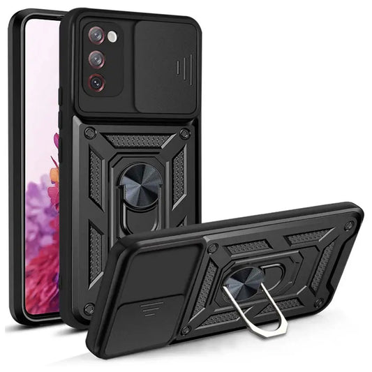 Coque pour Samsung Galaxy S20 FE 2022 G781 / S20 FE 5G G781 / S20 FE G780, Techsuit, CamShield, Noire