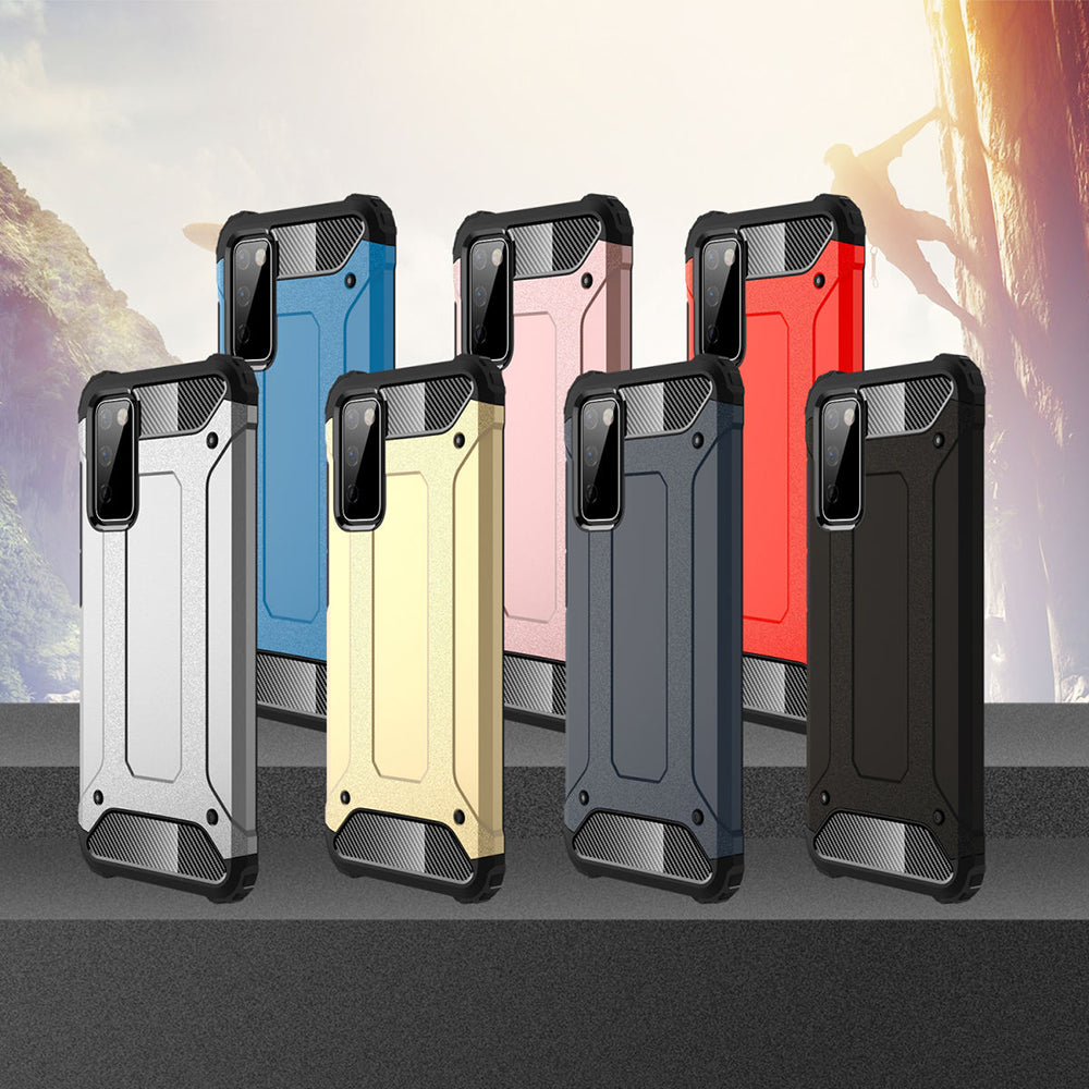 Coque pour Samsung Galaxy S20 FE 2022 G781 / S20 FE 5G G781 / S20 FE G780, Techsuit, Hybrid Armor, Noire