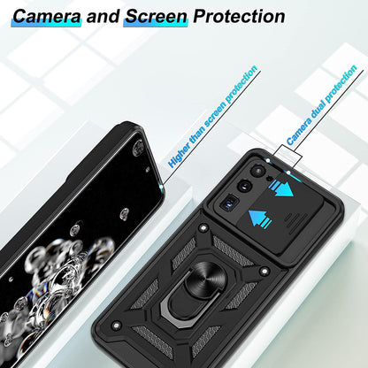 Coque pour Samsung Galaxy S20 Ultra 5G G988 / S20 Ultra G988, Techsuit, CamShield, Noire