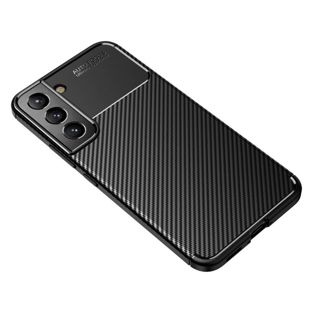 Case for Samsung Galaxy S21 5G G991, Techsuit, CarbonFiber, Black