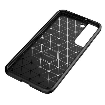 Coque pour Samsung Galaxy S21 FE 5G G990, Techsuit, Fibre de carbone, Noire