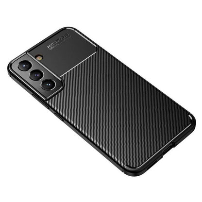 Coque pour Samsung Galaxy S21 FE 5G G990, Techsuit, Fibre de carbone, Noire