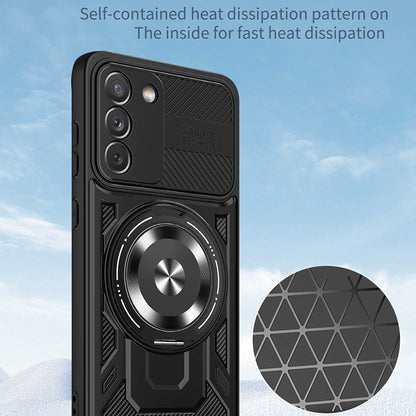 Coque pour Samsung Galaxy S21 FE 5G G990, Techsuit, RuggedCam, Noire