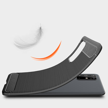 Coque pour Samsung Galaxy S21 Ultra 5G G998, Techsuit, Carbone, Noire
