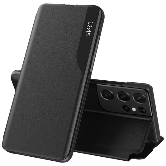 Coque pour Samsung Galaxy S21 Ultra 5G G998, Techsuit, eFold, Noire