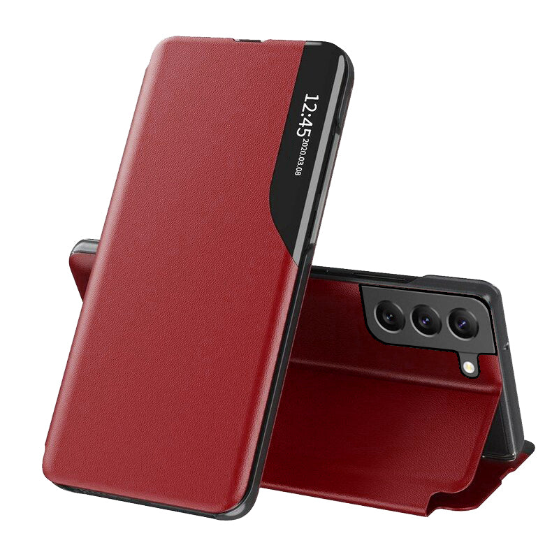 Coque pour Samsung Galaxy S22 5G S901, Techsuit, eFold, Rouge