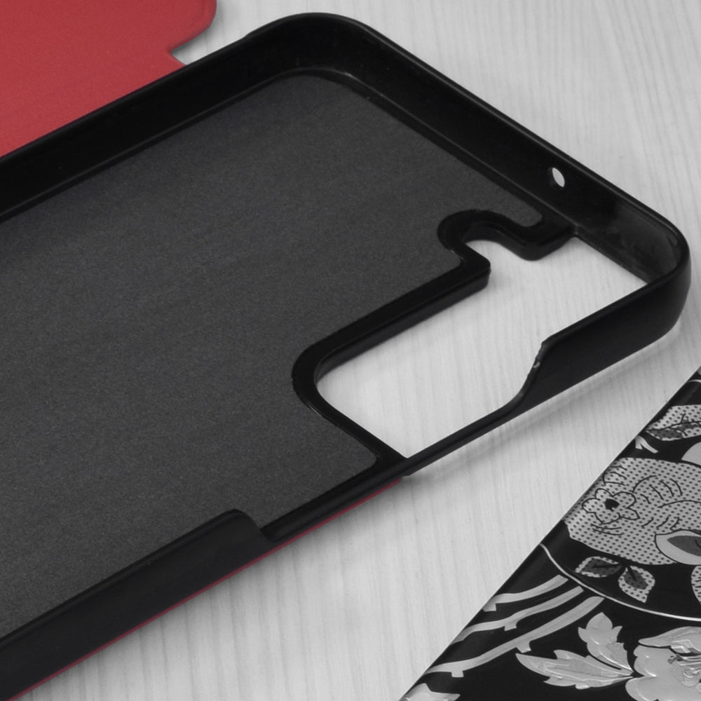 Coque pour Samsung Galaxy S22 5G S901, Techsuit, eFold, Rouge