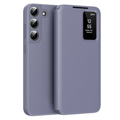 Coque pour Samsung Galaxy S22 5G S901, Techsuit, SmartView, Violet