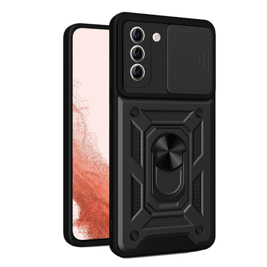Coque pour Samsung Galaxy S22+ 5G S906, Techsuit, CamShield, Noire