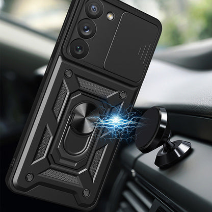 Coque pour Samsung Galaxy S22 Ultra 5G S908, Techsuit, CamShield, Noire