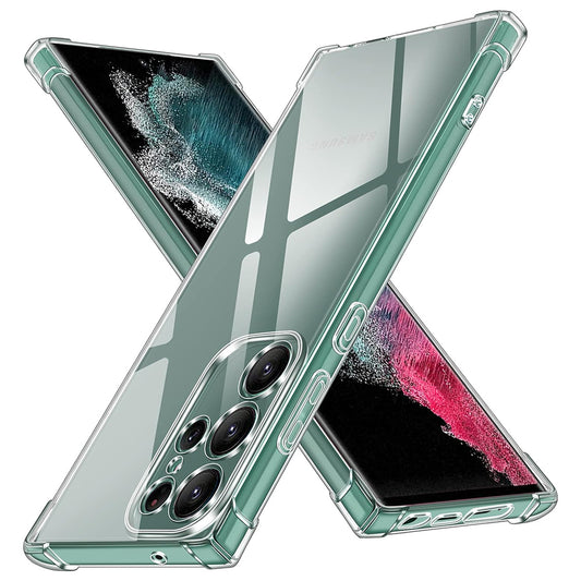 Coque pour Samsung Galaxy S22 Ultra 5G S908, Techsuit, Antichoc Claire, Transparente